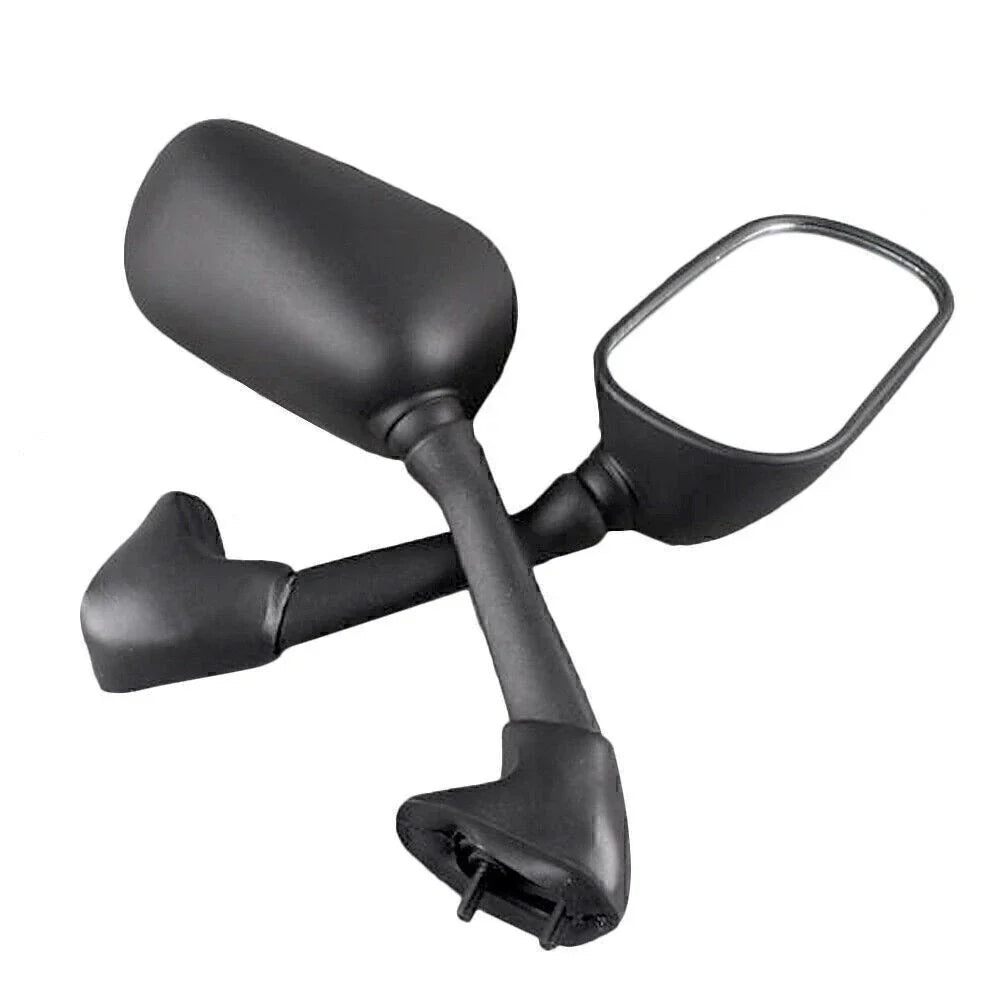 Oval Matte Rear View Mirrors for Yamaha YZF R6 (2001-2003)