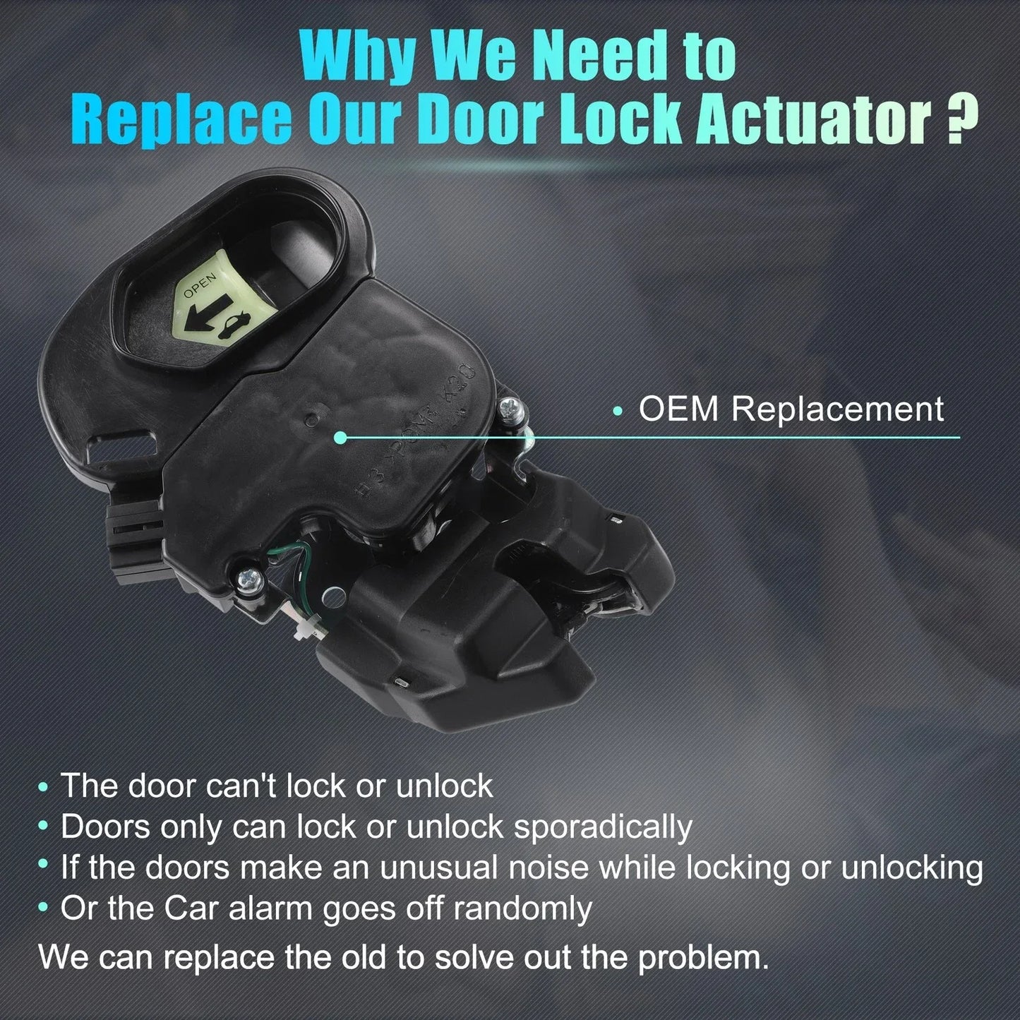 Rear Liftgate Door Lock Actuator Motor for Honda Civic (2006-2011)
