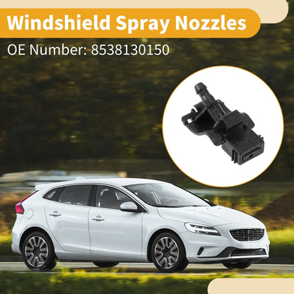 Windshield Washer Nozzle 2 x Black for Lexus RX 2010-2015, LS 2008-2016