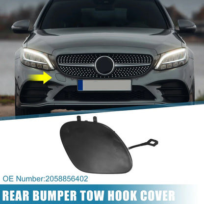 Front Bumper Tow Hook Cover for Mercedes-Benz C300 C200 C180 (2015-2023)