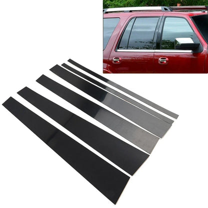 6 x Center Pillar Posts Door Trim for Ford Expedition Navigator
