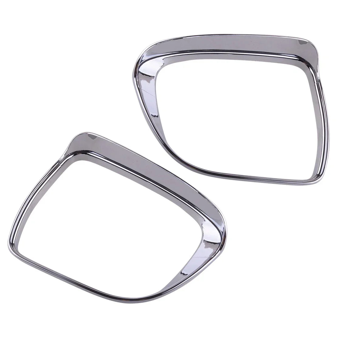 2 x Rain Covers for Rear View Mirror Chrome Trims for Nissan Murano Rogue Qashqai