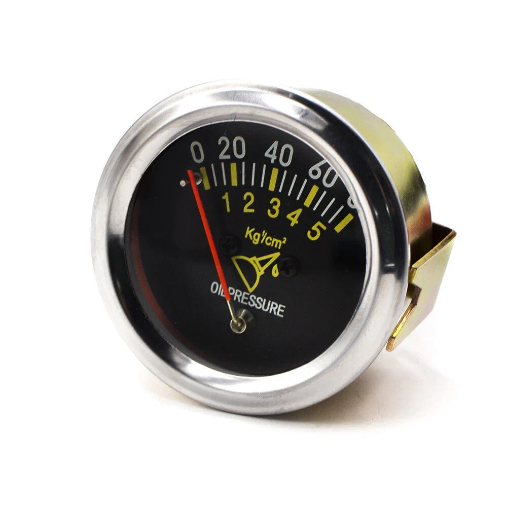 52mm Universal Mechanical Oil Pressure Gauge for Car Truck 0-80 PSI