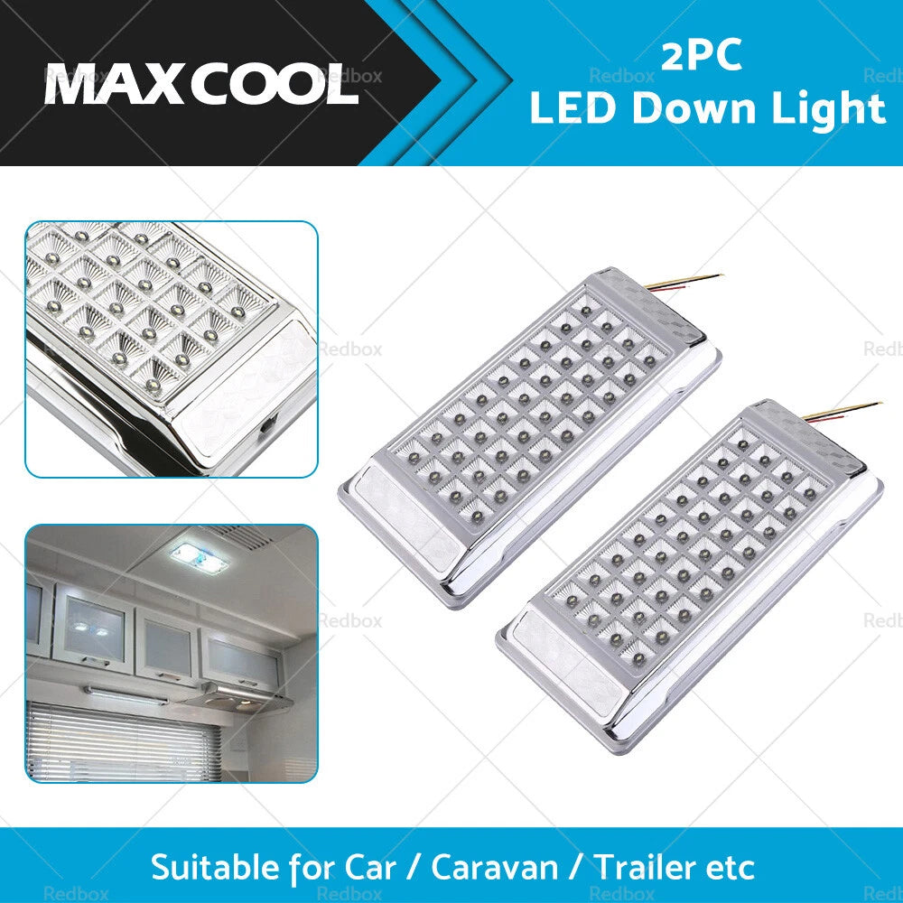 LED Down Lights 12V Cabin Ceiling Lamps for RV, Boat, Trailer, Caravan