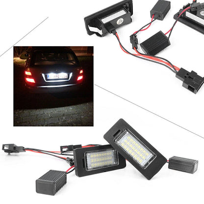 LED License Plate Lights for Audi Q5 S5 A4 A5 TT Passat R36 (2008-2017)