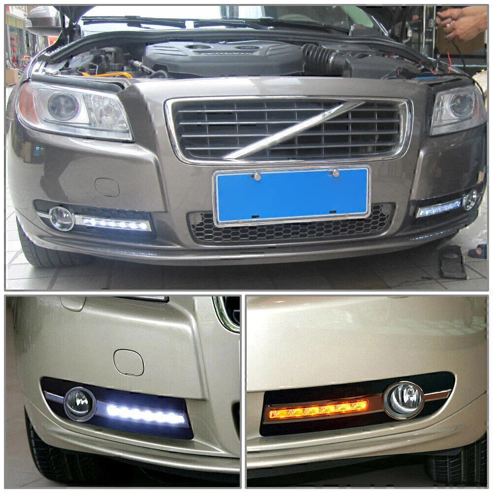 ABS Front LED Daytime Running Lights for Volvo S80 S80L (2007-2013)