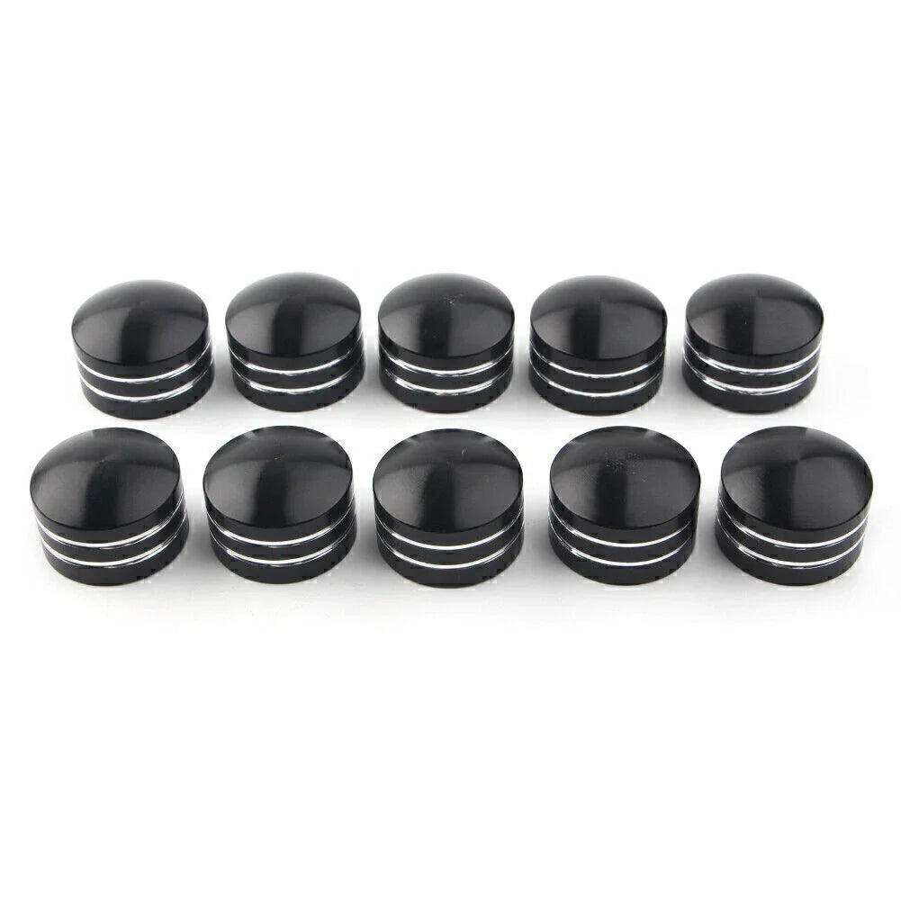 9mm Motor Bolt Topper Caps Covers for Harley Dyna V-Rod (2006-2017) - 10PCS