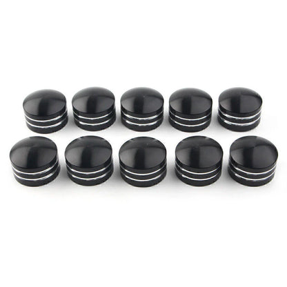 9mm Motor Bolt Topper Caps Covers for Harley Dyna V-Rod (2006-2017) - 10PCS