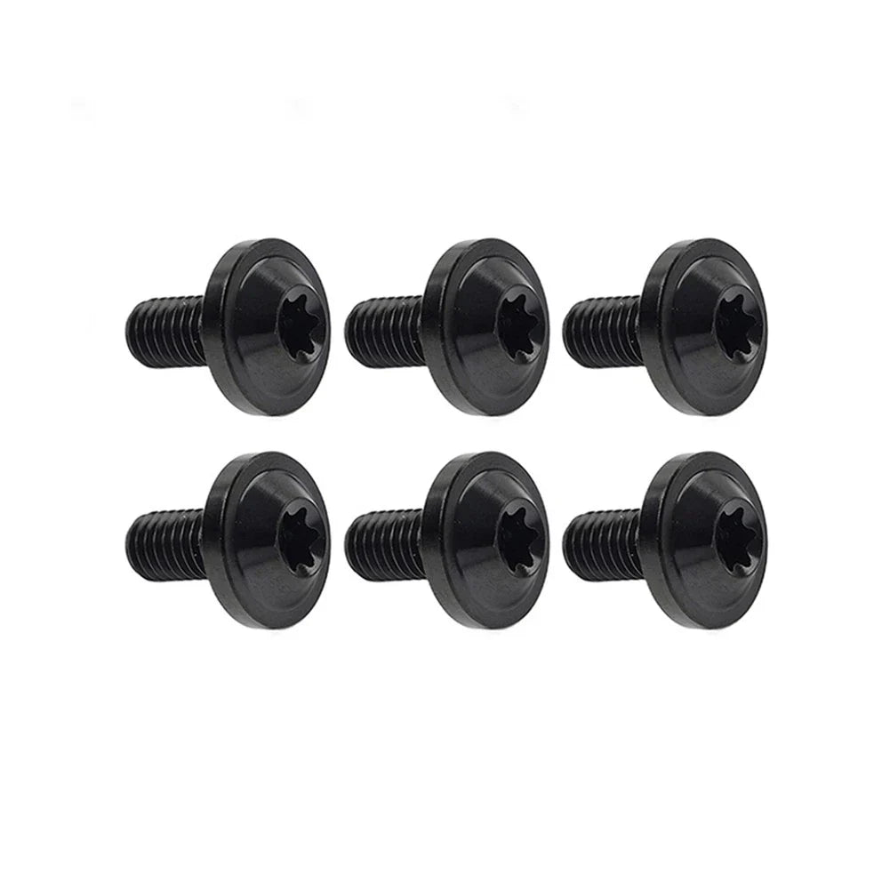6 x M6x25mm Titanium Alloy Torx Head Bolts for Bike Motor