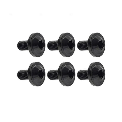 6 x M6x25mm Titanium Alloy Torx Head Bolts for Bike Motor