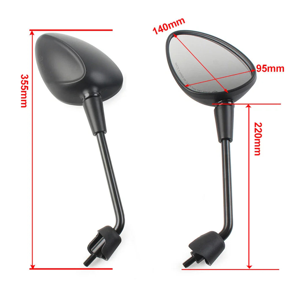 Rearview Side Mirrors for Piaggio Vespa Sprint 50 125 150 cc 2T/4T (2014-2023)