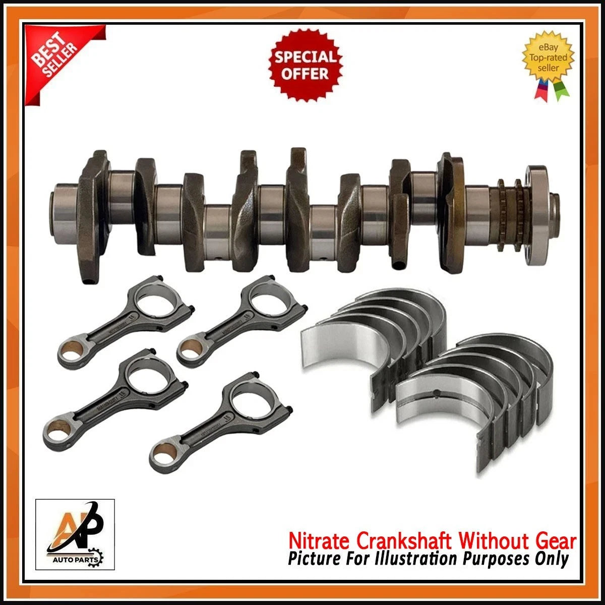 Crankshaft Engine Rebuild Kit Heavy Duty for BMW N47 2.0 Diesel (2008–2015)