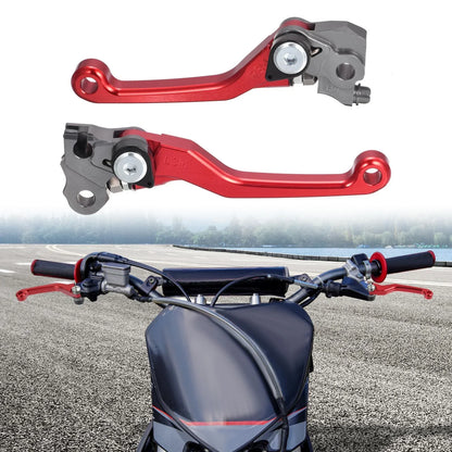 Motorcycle Brake Clutch Levers 2 x for Honda CRF250R CRF450R (2007-2020) Red
