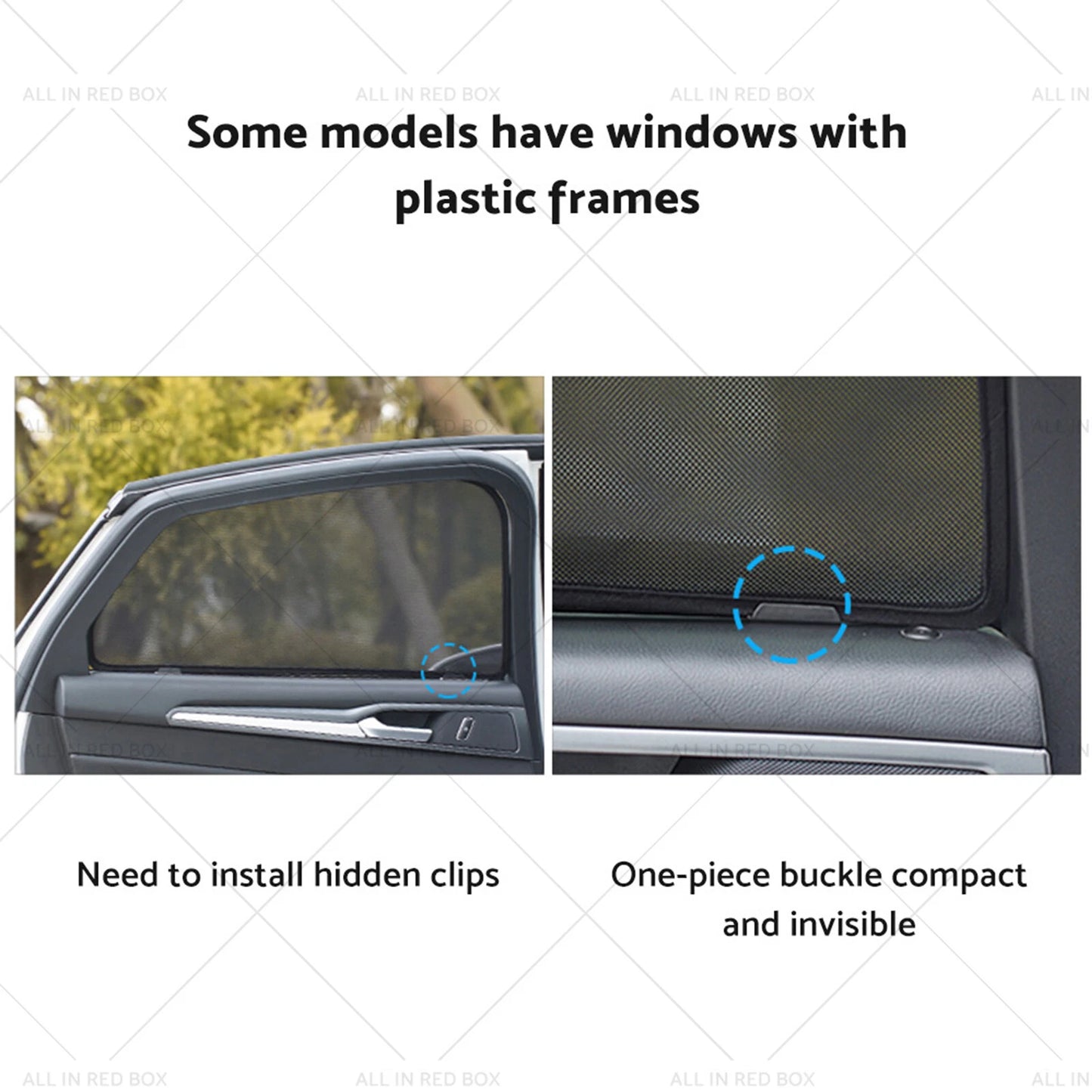 Magnetic Mesh Sun Blind Shades for Audi Q3 (2011-2018)