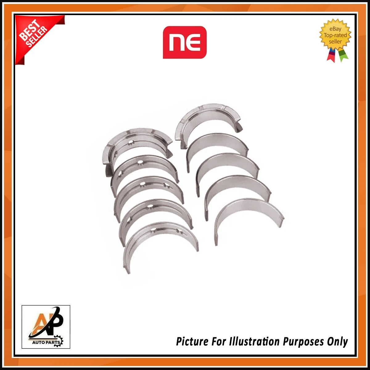 Crankshaft Bearings Set OEM for BMW 1 3 120d N47D20A Diesel (2007–2016)