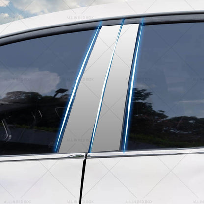 6 x Chrome Window Trim Covers for Cadillac Deville/DTS (2000-2011)