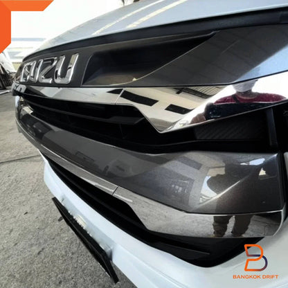 DARK GREY CHROME X-TERRIAN TRIM FRONT GRILLE FOR ISUZU D-MAX (2020-2023)