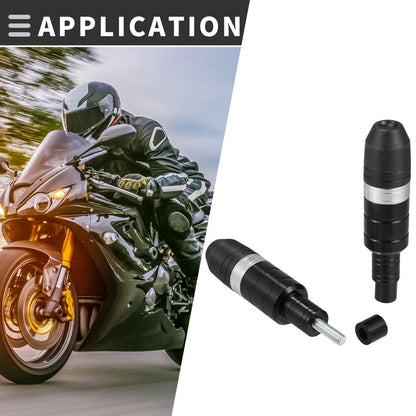 Motorcycle Frame Slider Exhaust Crash Fall Protector for Honda (2 pcs)