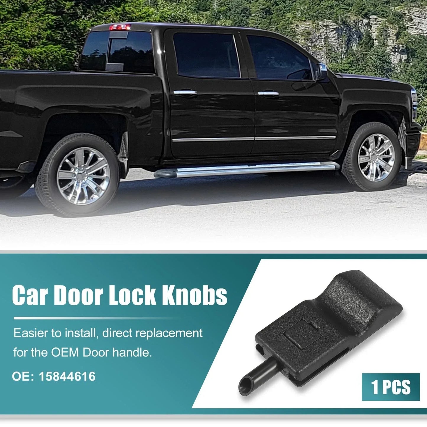 Car Interior Door Lock Knob Pull Pins for Chevrolet (2010-2015)