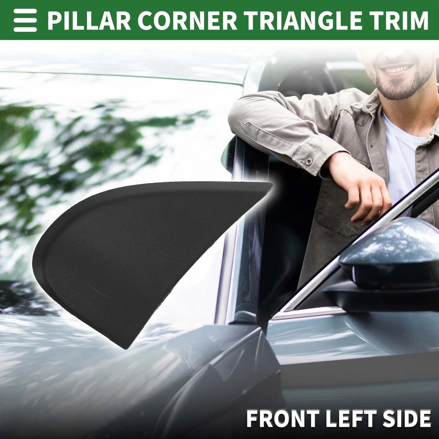 Front Left Side Pillar Triangle Trim for Dodge Journey (2009-2020)