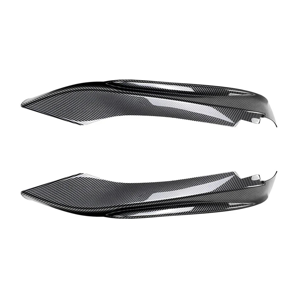 Carbon Front Bumper Lip Splitter Side Air Vent Covers for BMW 4-Series (2014-2020)