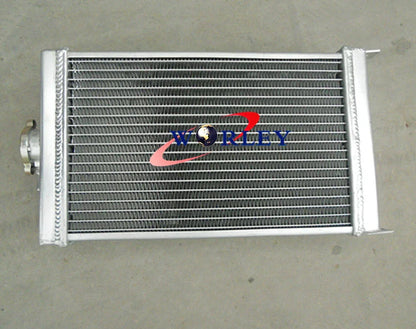 Aluminum Radiator & Fan for GAS Shifter Kart, Go Kart, Karting (3 Row)