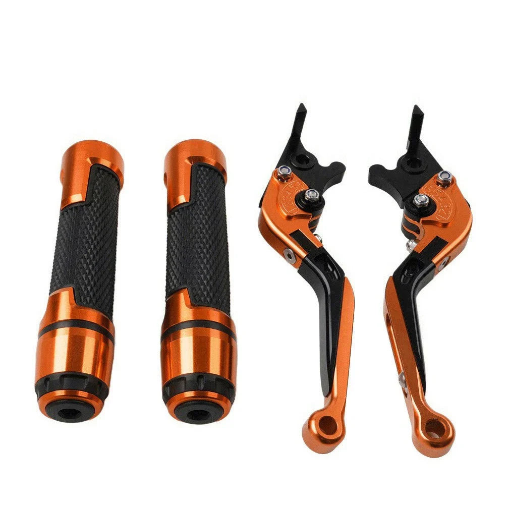 Folding Extendable Brake Clutch Levers & Handlebar Grips for Suzuki RF600R (1993-1998)