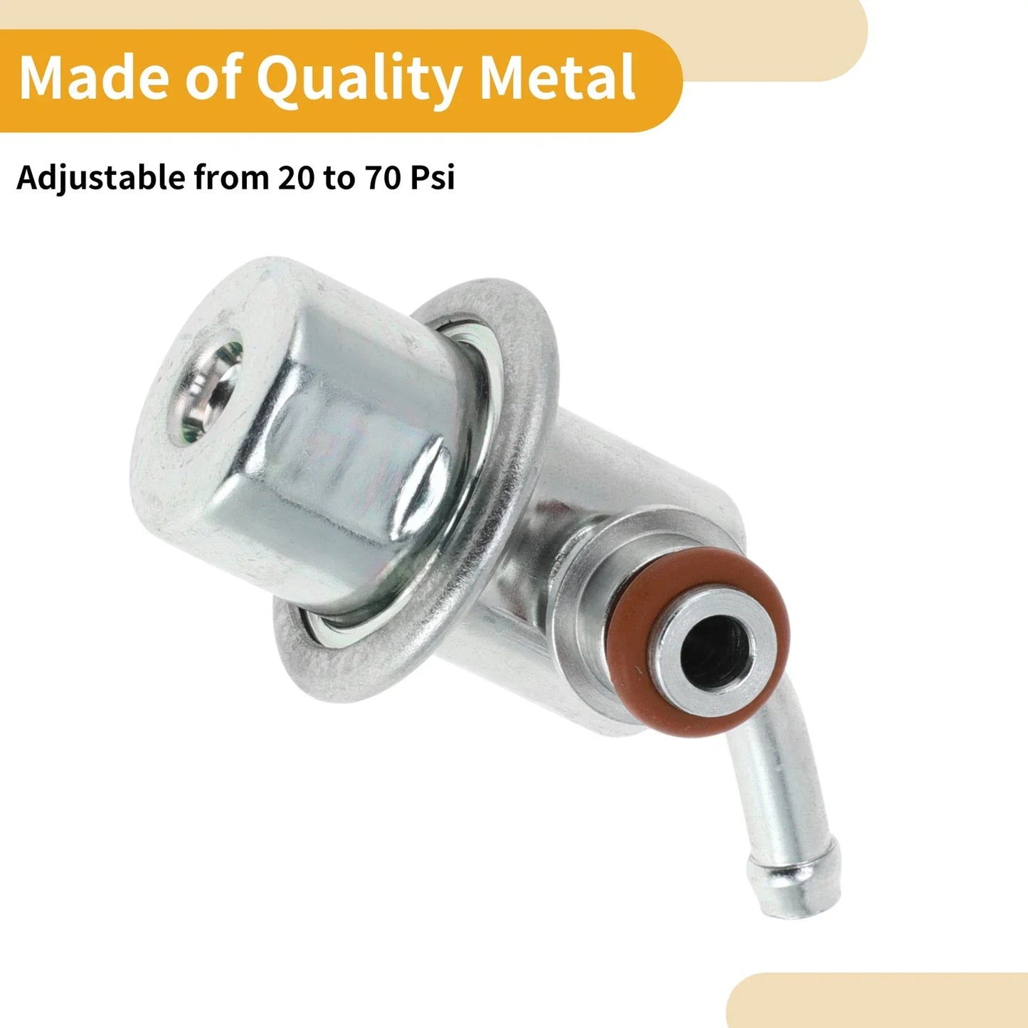 Fuel Pressure Regulator for Hyundai Elantra (2001-2008) Metal 1 x Unit