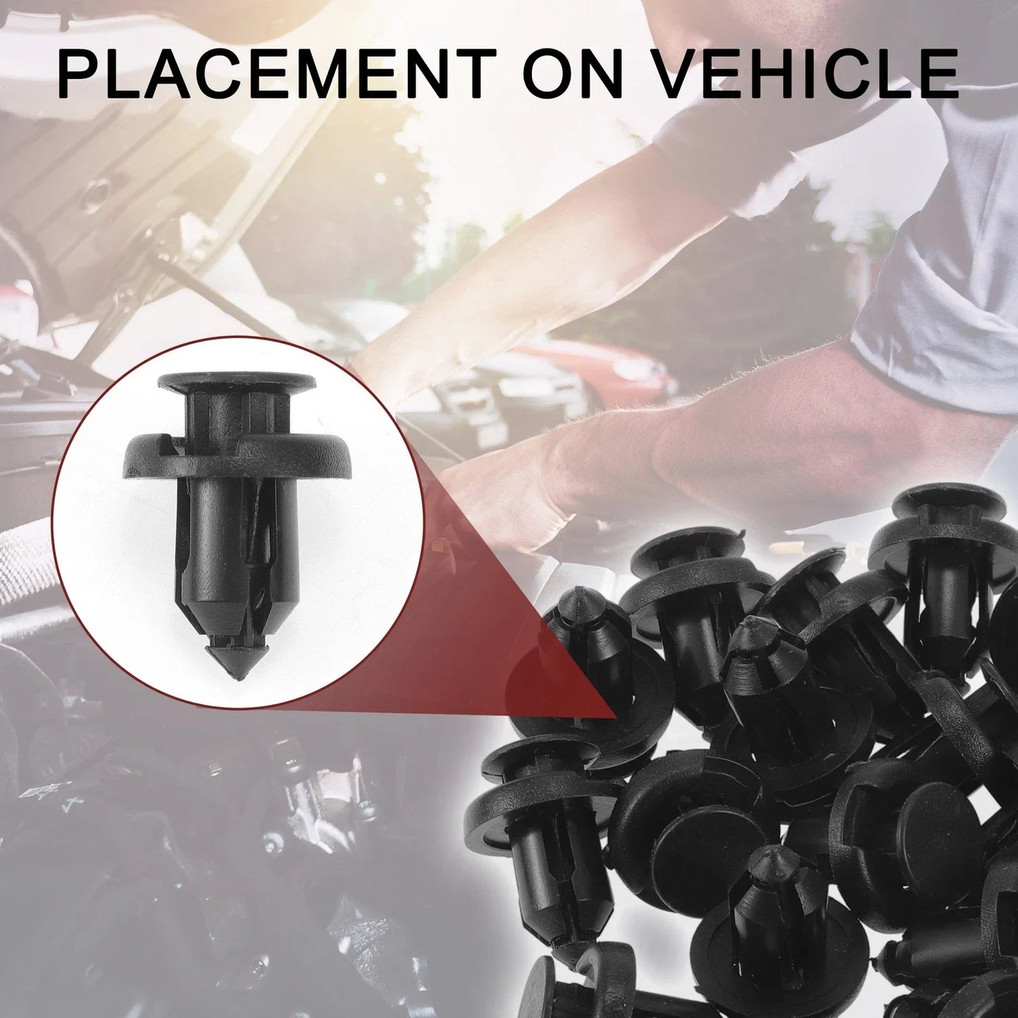 Front Fender Skirt Clips for Honda CR-V, CR-Z (1997-2020, 2011-2016) - 20 Pcs