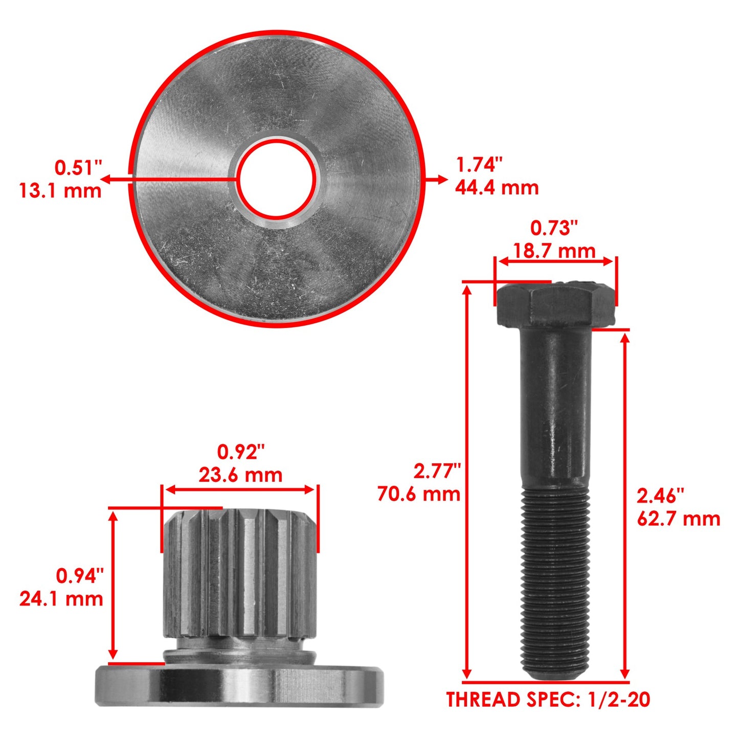 60 Inch Deck Toothed Blades with Bushing for Exmark Turf Tracer FMD604 (2000–2000)