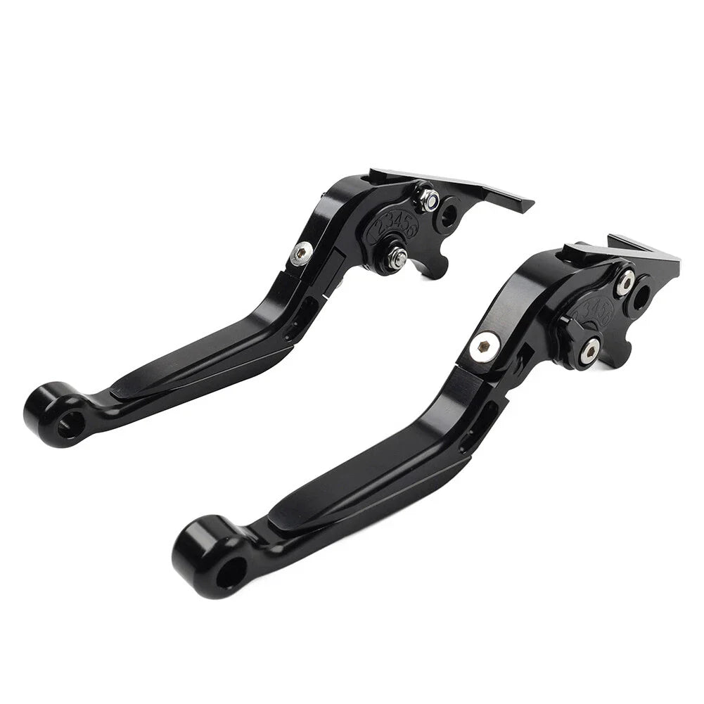CNC Black Extendable Brake Clutch Levers for Ducati Monster (2001-2015)
