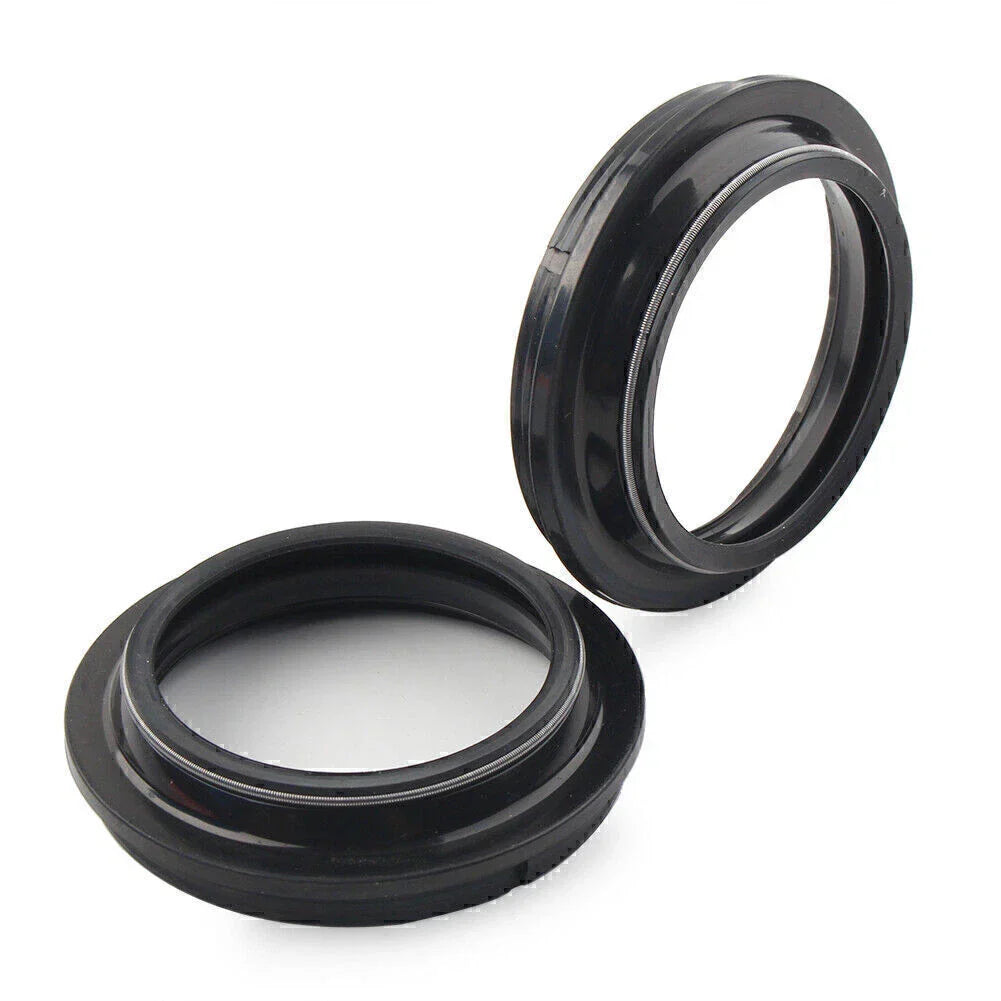 Black Dust Seals for Motorcycle Front Fork Damper Shock Absorber 41X53MM