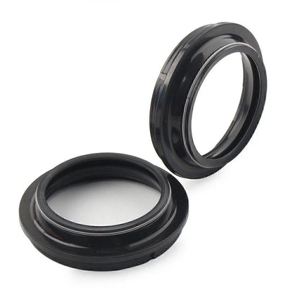 Black Dust Seals for Motorcycle Front Fork Damper Shock Absorber 41X53MM