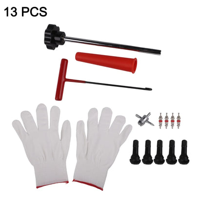 Quick Change Toolkit 13pcs Tire Valves for Most Models