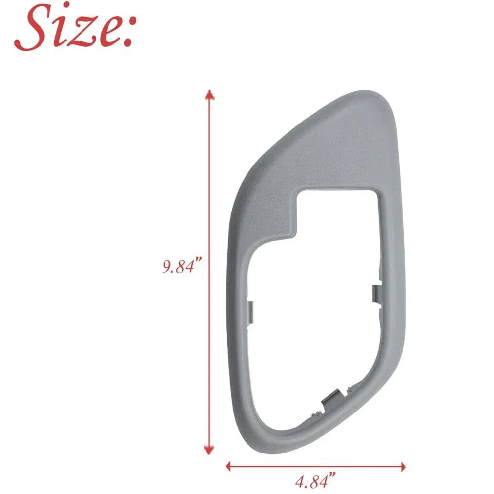 Gray Interior Door Handle Bezels Trim for Chevrolet C1500 C2500 K1500 Tahoe (1995-2000)