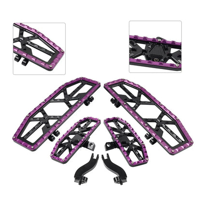 Front Floorboard & Rear Foot Pegs with Mounts for Harley Touring (1993-2023)