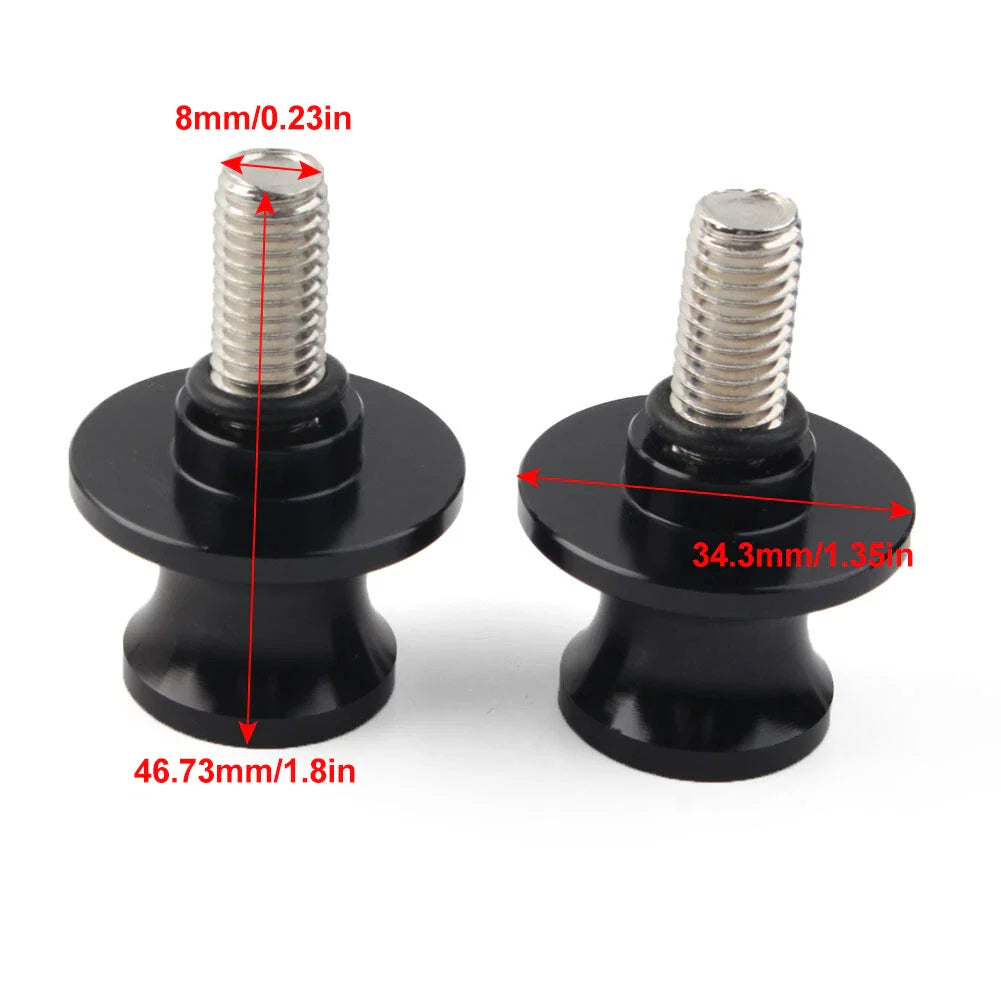 Aluminum CNC Swingarm Spools 8MM for KAWASAKI ZX6R (2012-2021)