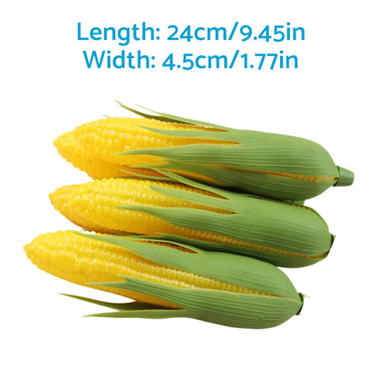 6Pcs Faux Corn Simulation Props for Kitchen Decor