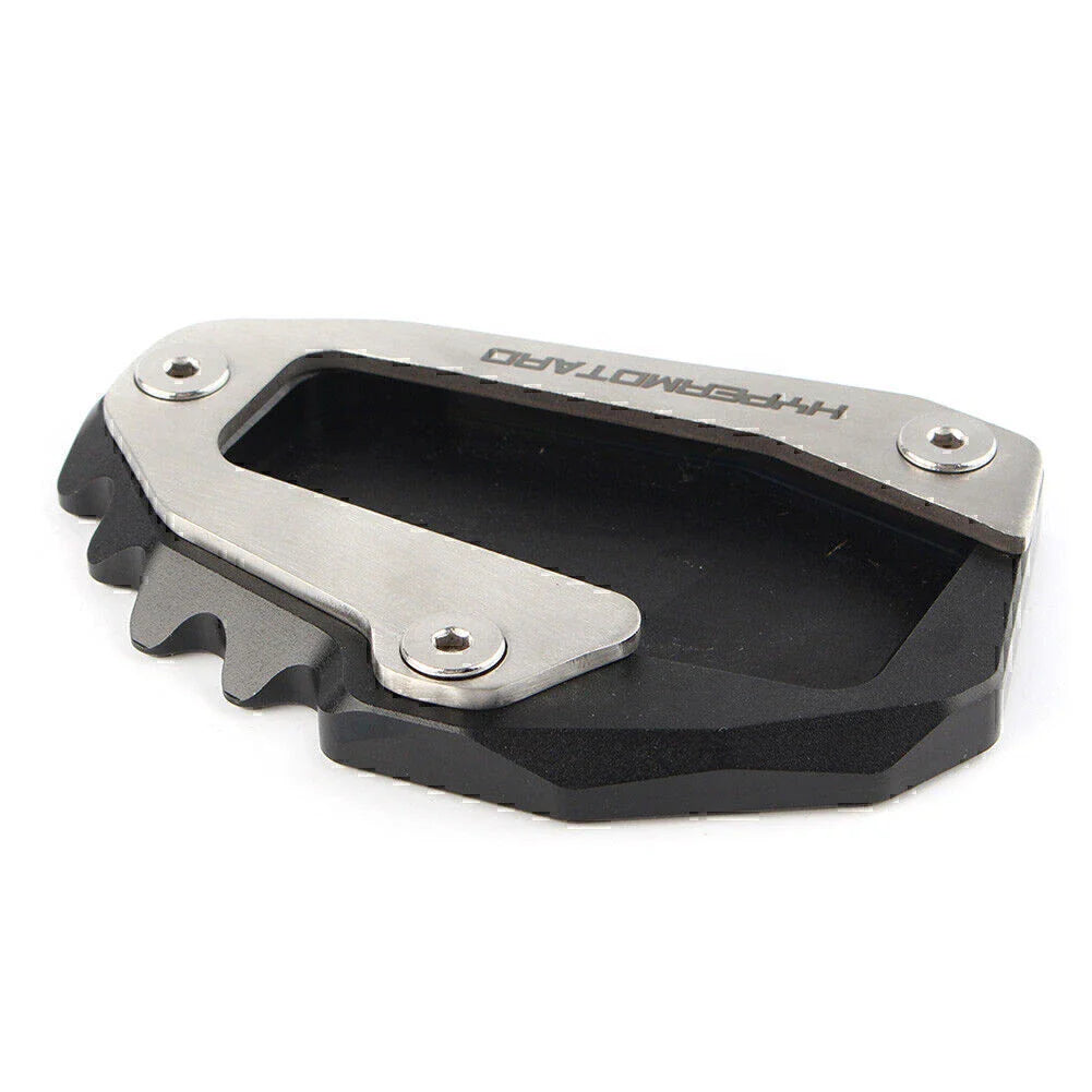 Black Side Kickstand Extension Pad for Ducati Hypermotard 821 (2013-2017)