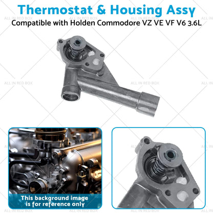 Thermostat & Housing Assembly for Holden Commodore VF VZ VE V6 3.6L (04-17)