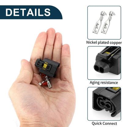 2 x Pin Ignition Coil High Voltage Connector Plug for Mercedes-Benz