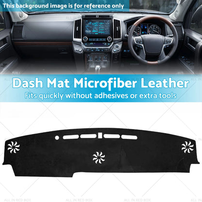 Dash Mat Cover Microfiber Leather for Toyota Prado (2018-2023)