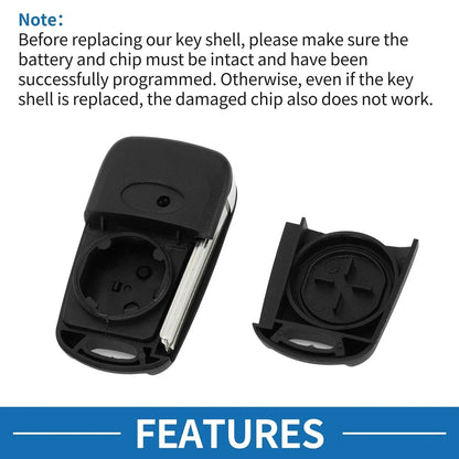 Keyless Entry Remote Key Shell Case for Hyundai i20 i30 i35 iX20 iX35 (2010-2020)