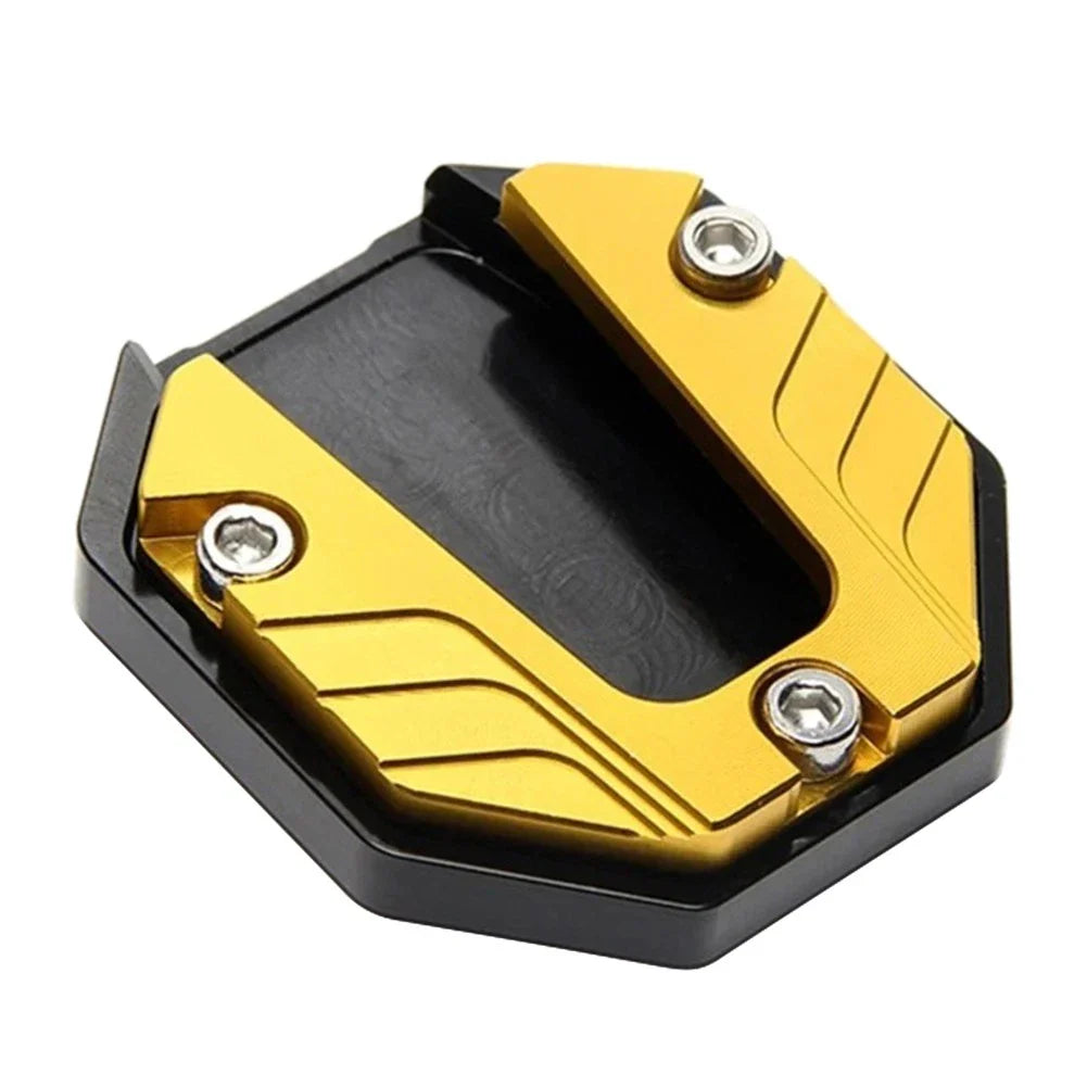Kickstand Extender Foot Side Stand Pad for Motorcycle - Gold