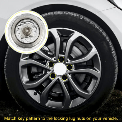 307 Wheel Lock Lug Nut Set with Protector Socket for Mercedes Benz