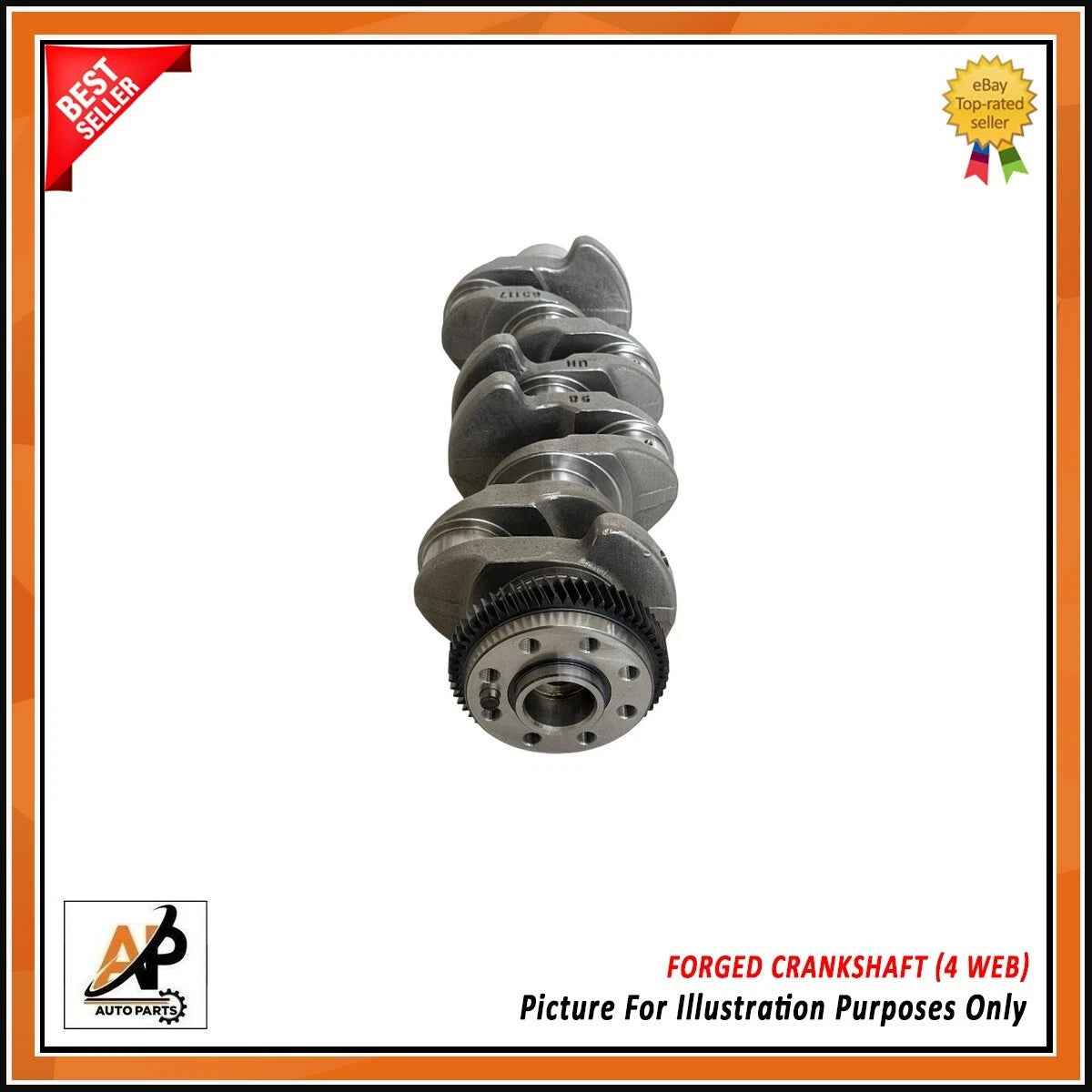 Forged Crankshaft OEM Replacement for Mercedes OM651 C Class W204 (2010–2015)