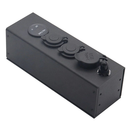 12/24V Control Box USB Type C Anderson Plug Connector for RV Camper