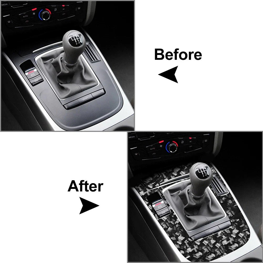 Center Console Gear Shift Panel Cover Trim for Audi A4 S4 RS4 RS5 (2008-2016)