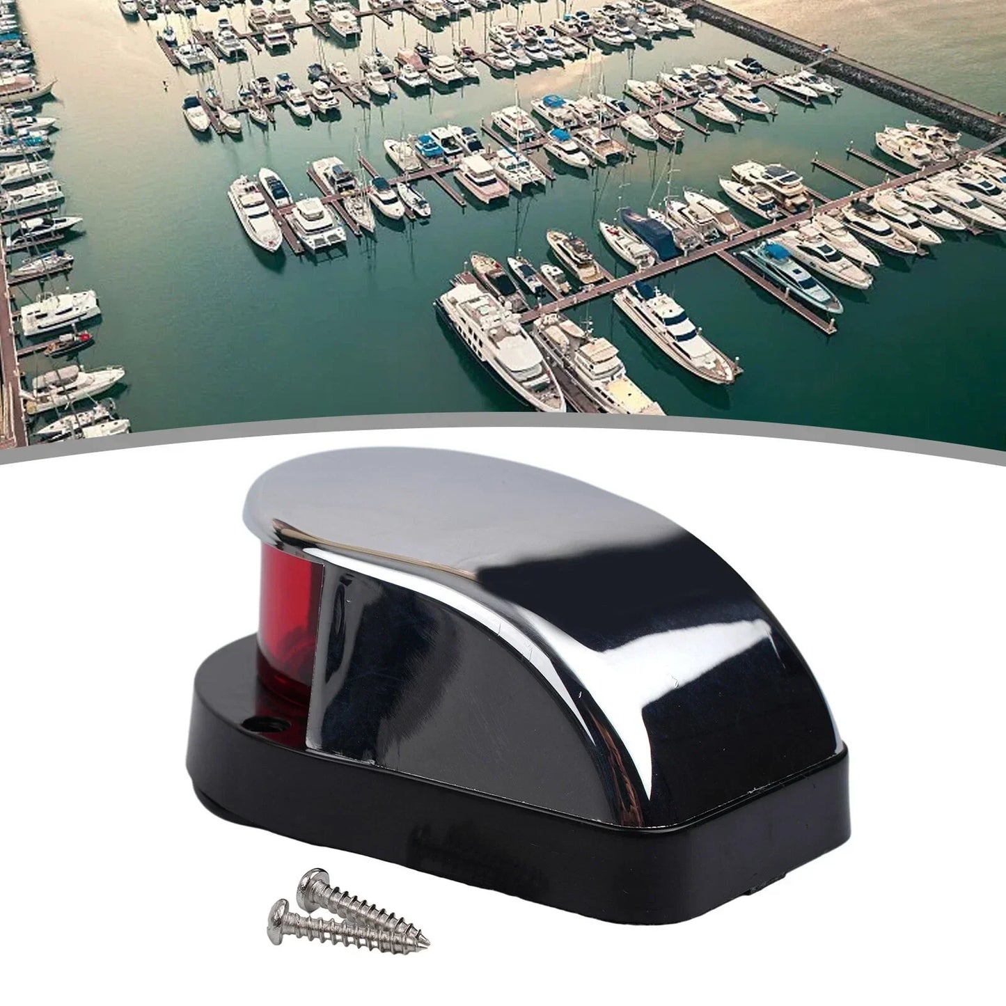 2 x 12V LED Boat Navigation Lights Red Green for Boat
