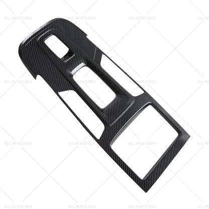 Carbon Fiber Gear Shift Panel Cover for Isuzu MU-X LS-T (2021-2024)
